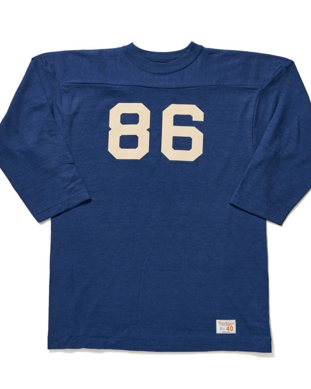 Warehouse & Co - T Shirt Sleeve Football 4063 - Marine - 1