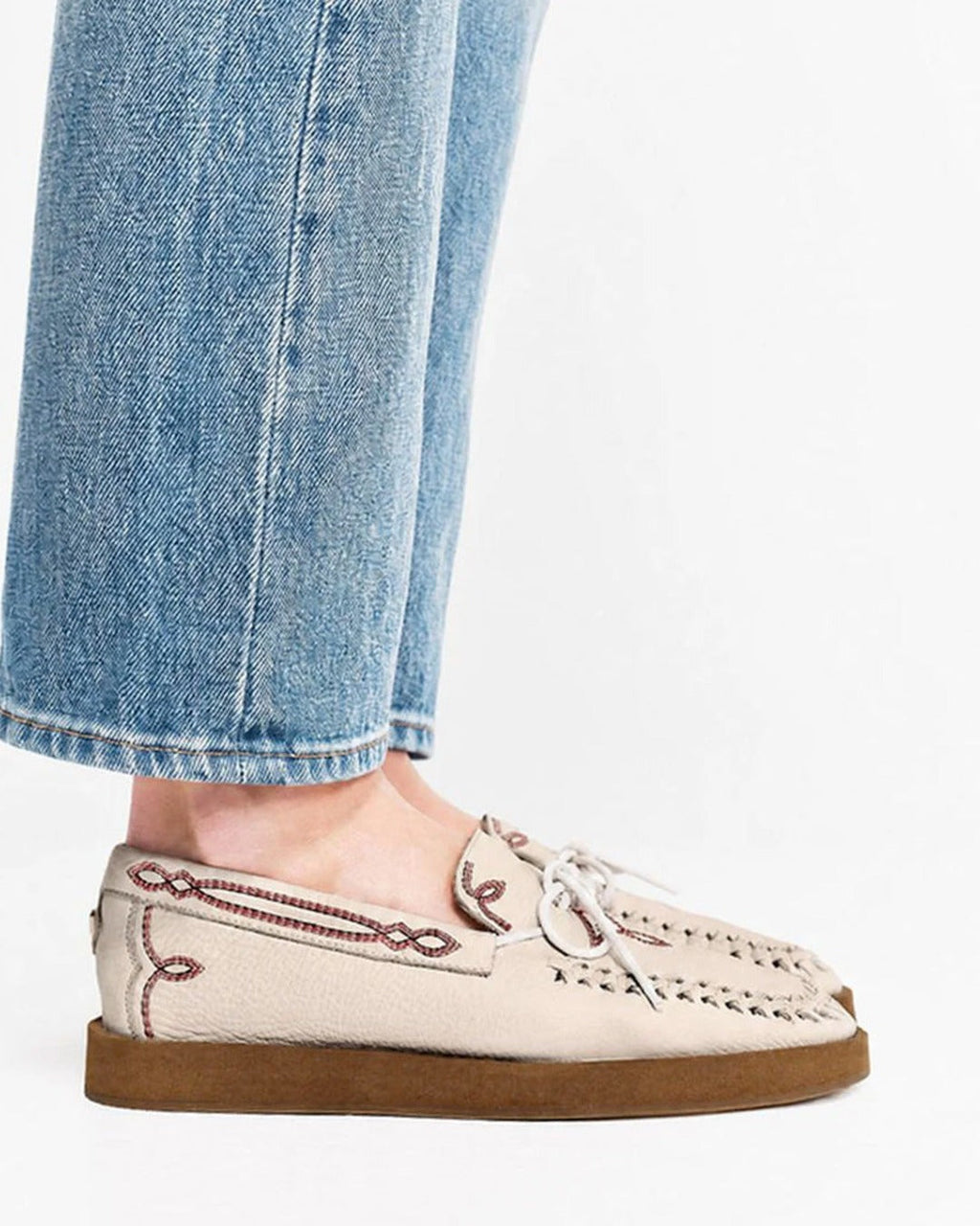 Socque - Mocassin Totem - Crème - 2