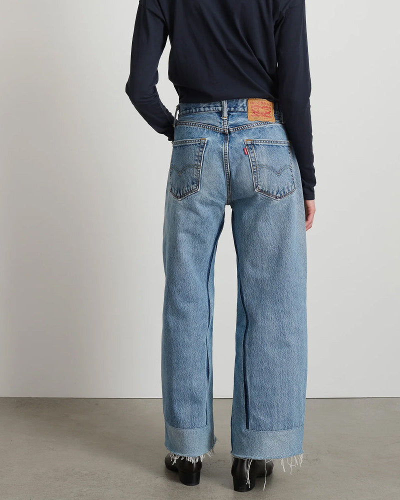 B Sides - Jeans Reworked Culotte - Vintage Indigo - 2