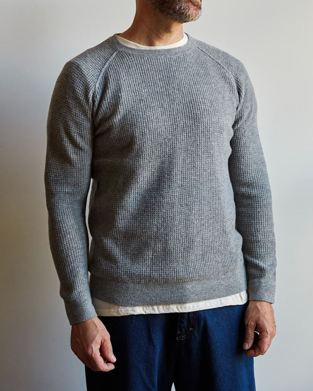 Merci - Pull en laine - Gris - 1