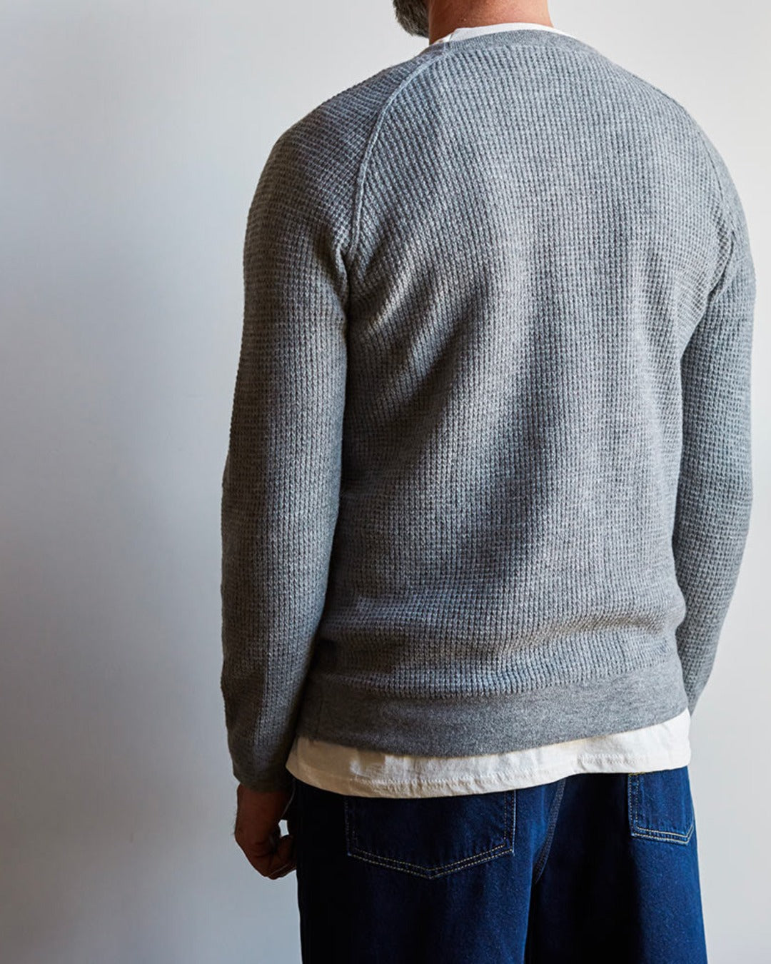 Merci - Pull en laine - Gris - 2