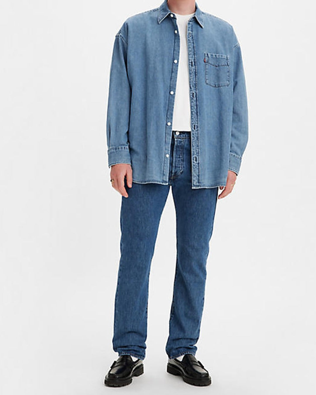 Levi'S - Jeans 501 - Bleu Stonewash - 1