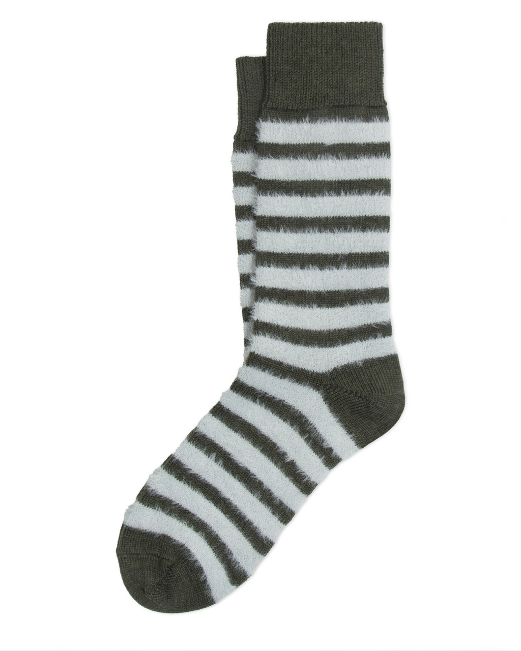 Ant45 - Chaussettes Elodie Rayées - Vert - 1