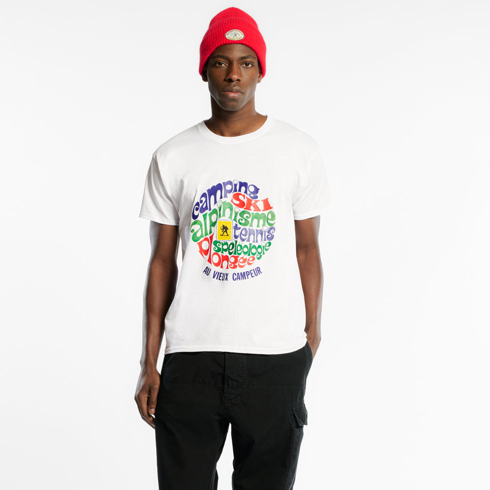 Au Vieux Campeur - T-shirt Manches Courtes Couverture 1968 - Blanc - 2