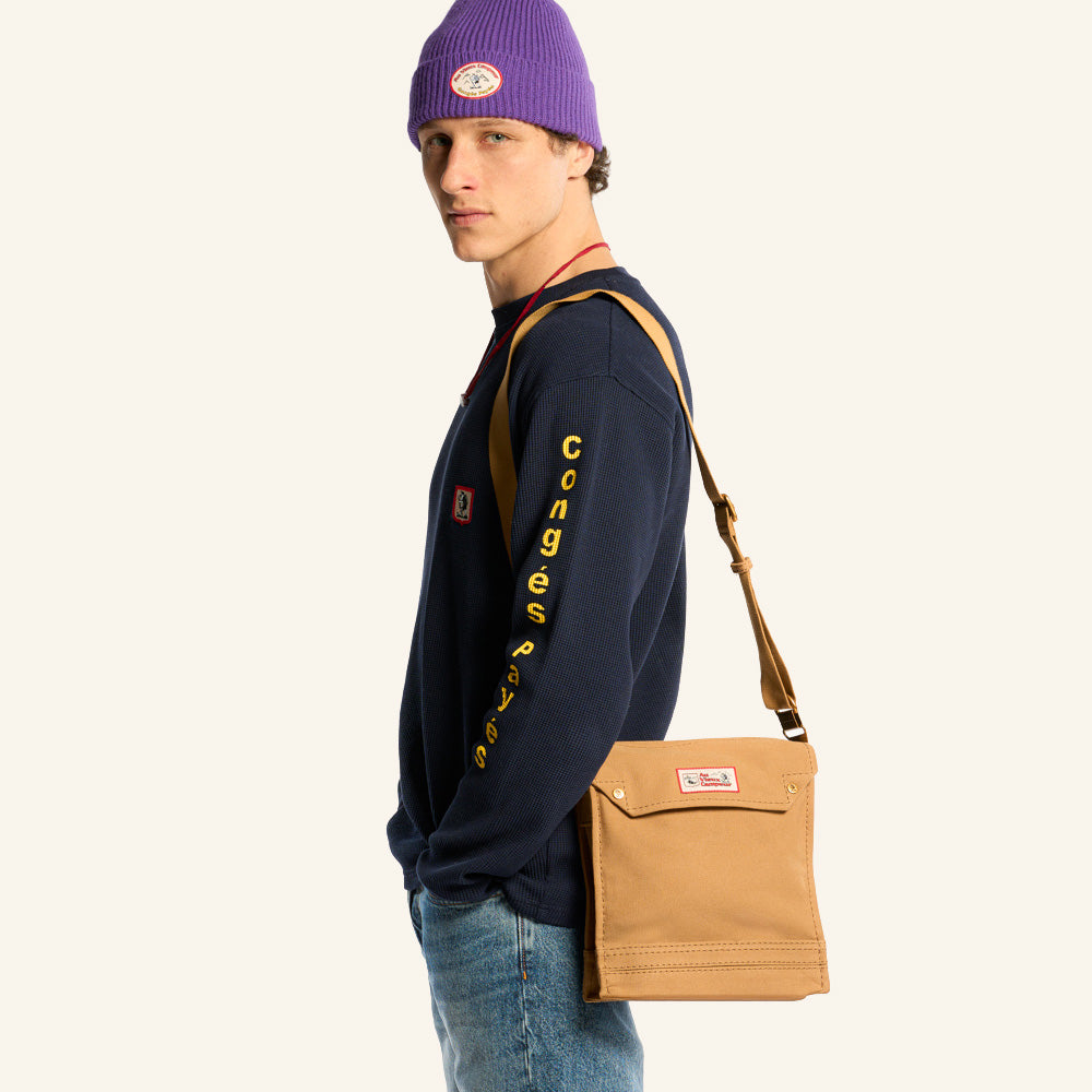 Au Vieux Campeur - Congés Payés - Sacoche - Beige - 1
