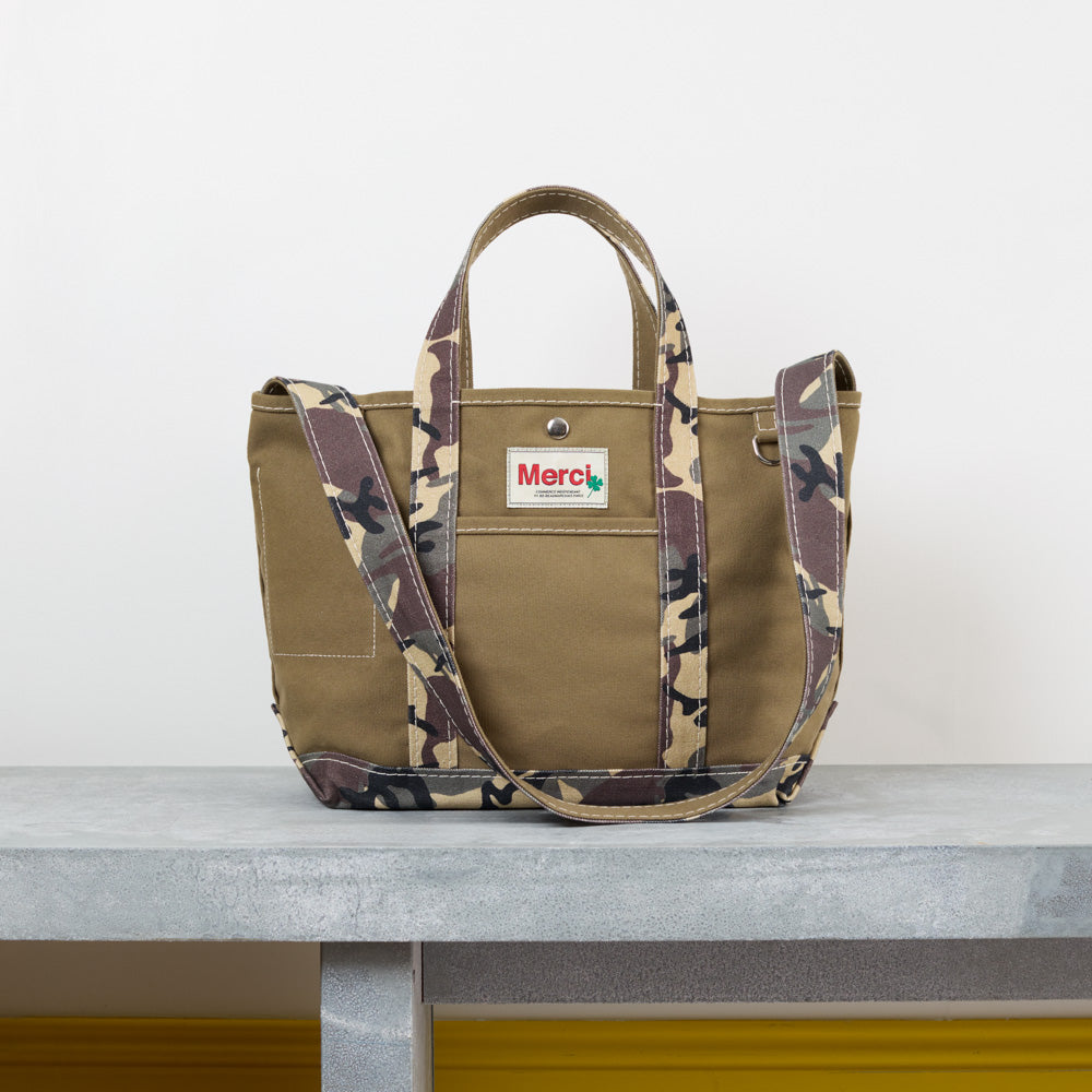 Merci - Cabas Candide en canvas - Camo - 2