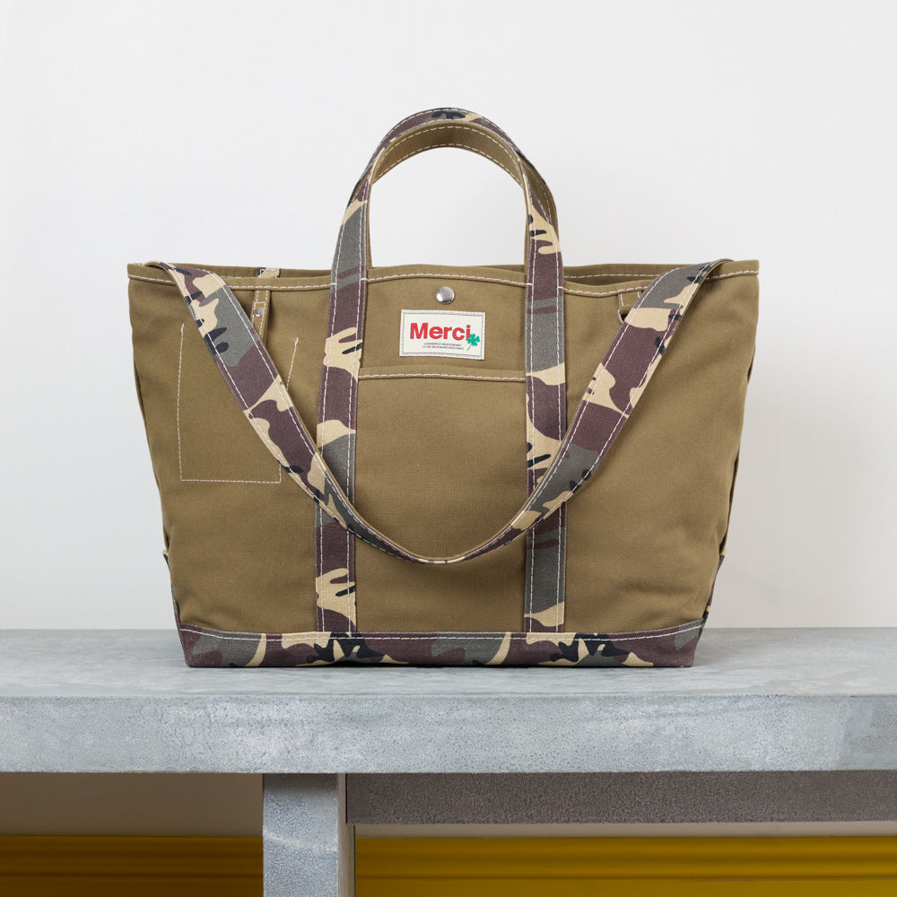 Merci - Cabas Candide en canvas - Camo - 3