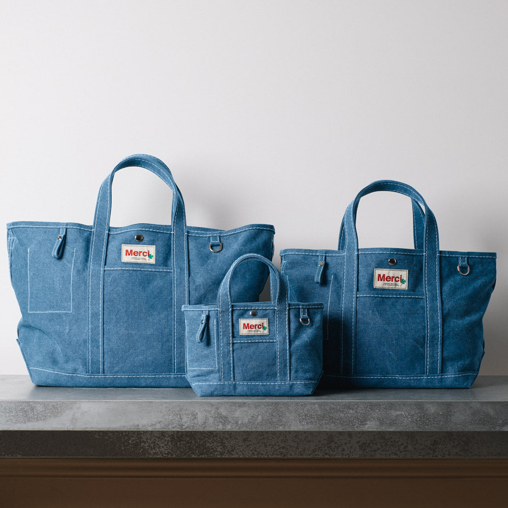 Merci - Cabas Candide Uni - Denim - 1