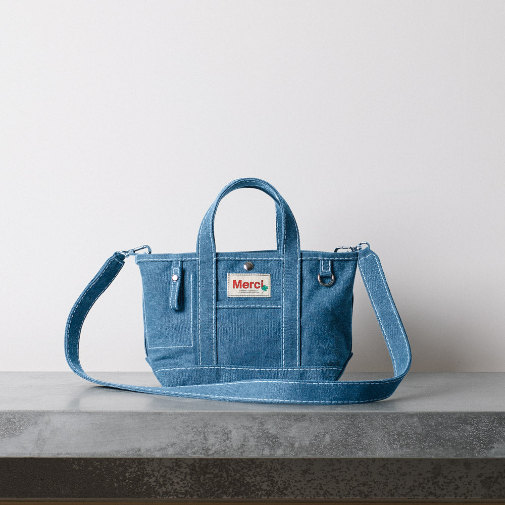 Merci - Cabas Candide Uni - Denim - 3